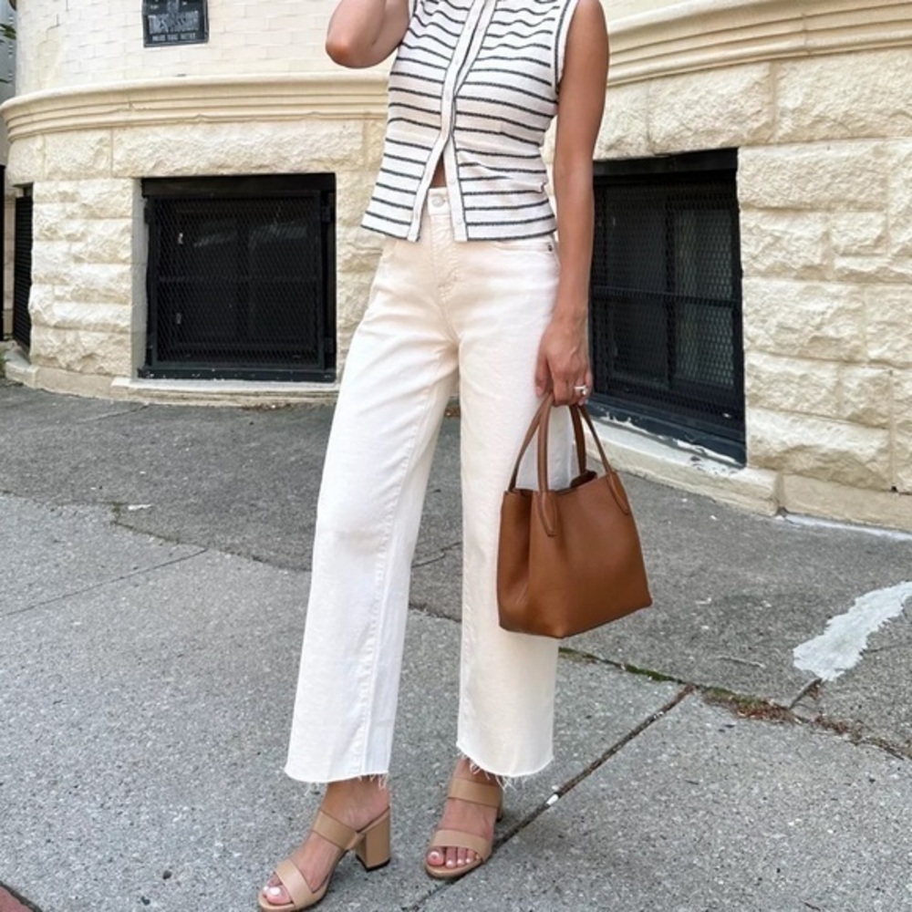 Madewell THE PERFECT VINTAGE WIDE-LEG CROP JEAN